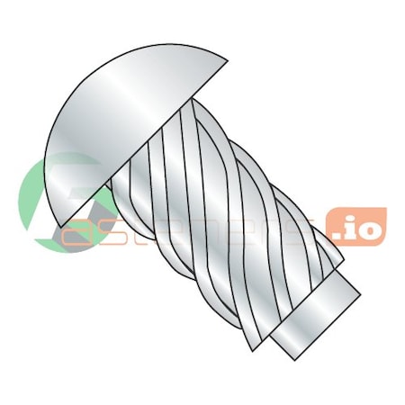 Newport Fasteners Self-Drilling Screw, #6 x 1 in, Zinc Plated Steel Domed Head Hammer Drive Drive, 9000 PK 115913